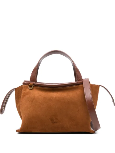 Wandler small debossed-logo tote bag Brown 251080001621760