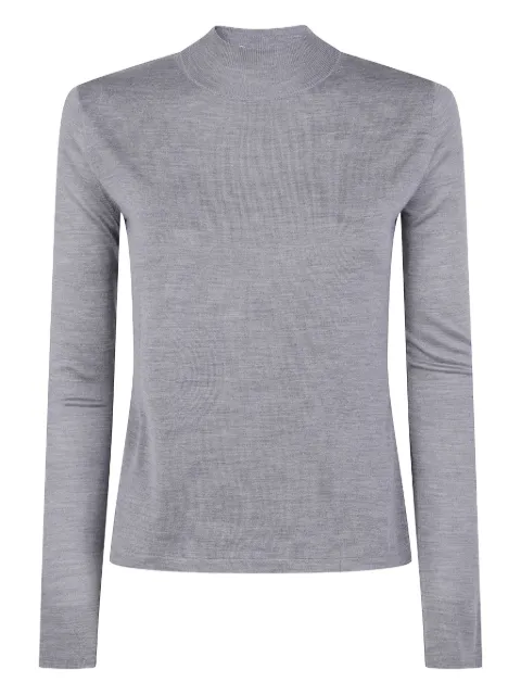 Max Mara high-neck long-sleeve sweater Grey 2521366039600