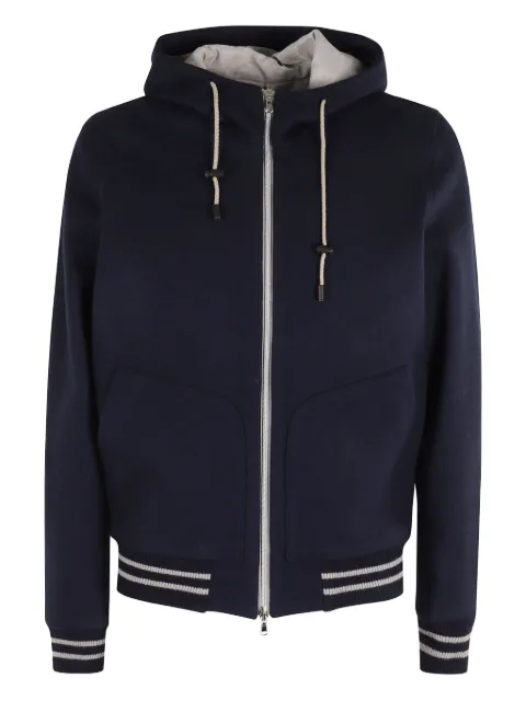 l.b.m. zip-up hooded jacket Blue 557049375