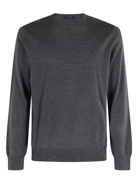 Fay round-neck sweater Grey NMMC1512420CQT