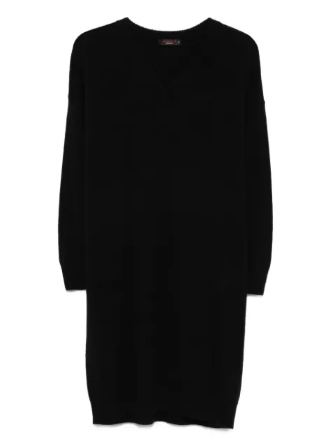 Incentive! Cashmere V-neck cashmere sweater Black KHA13VEBC