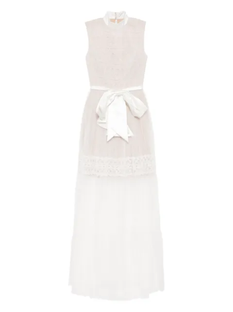 Saiid Kobeisy lace dress Neutrals RTWSS2535