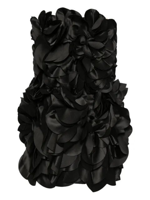 Saiid Kobeisy floral-embellishment mini dress Black RTWSS2501