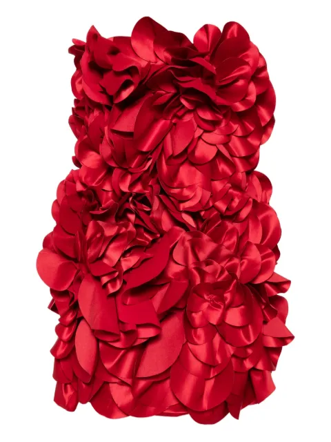 Saiid Kobeisy floral-embellishment mini dress Red RTWSS2501