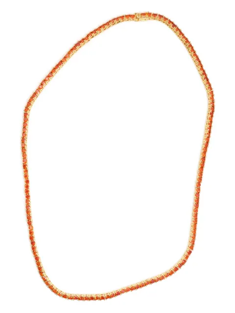 Izabel Display Tennis necklace Orange CCTN