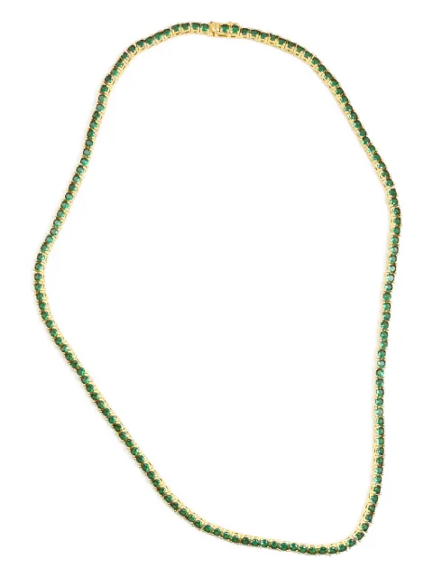 Izabel Display Tennis necklace Green CCTN