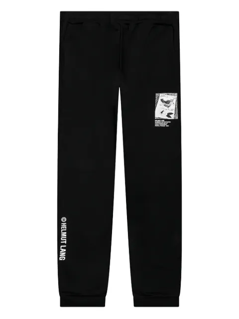 Helmut Lang cotton track pants Black M05HM220
