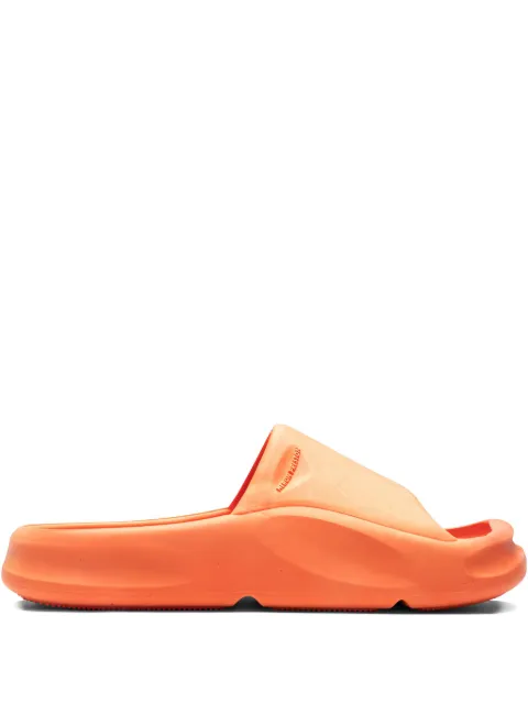 Heron Preston logo-embossed slides Orange HMIC004S23MAT0012200