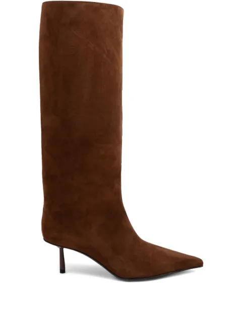 Le Silla 60mm Eva pointed-toe knee boots Brown 4236C060BXPPVEL