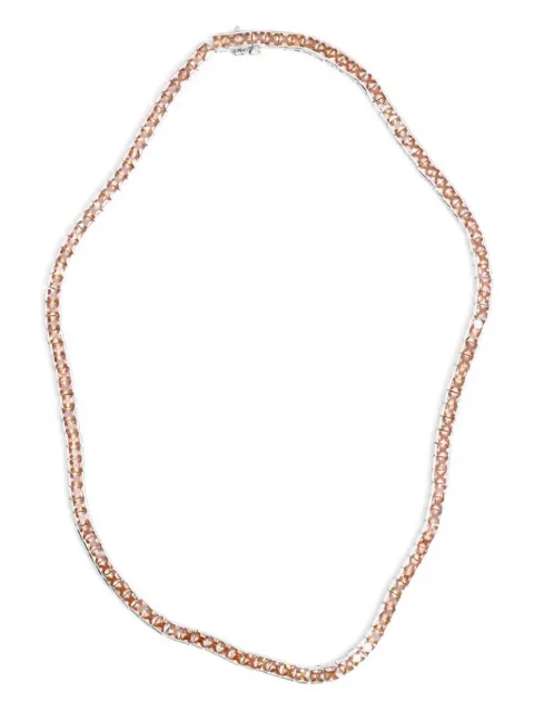 Izabel Display Tennis square necklace Neutrals CCTNS