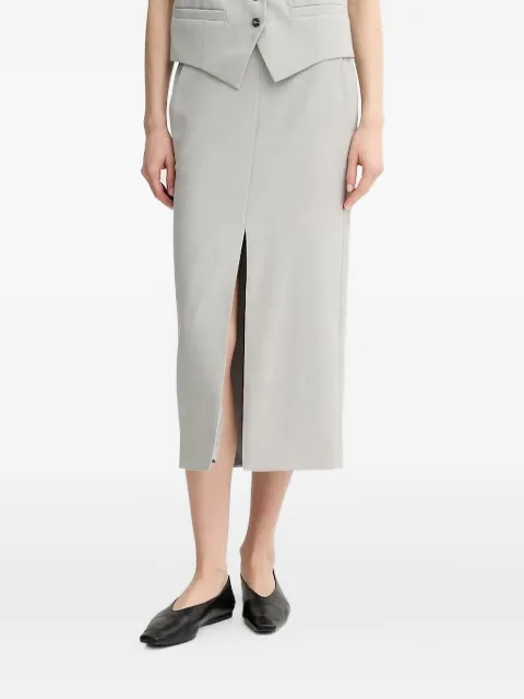Day Birger Et Mikkelsen side-split midi skirt Grey DAY65243725