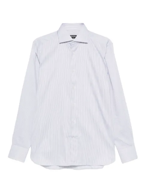 Zegna striped shirt Blue 201045A29MS0BA