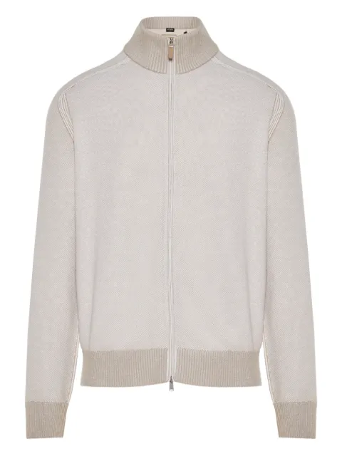 Zegna zip-up cardigan Neutrals UGJ92A2157