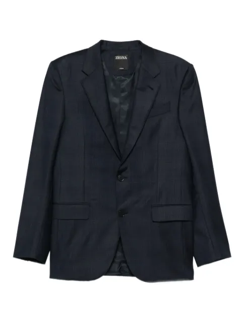 Zegna single-breasted suit Blue 222521A2221
