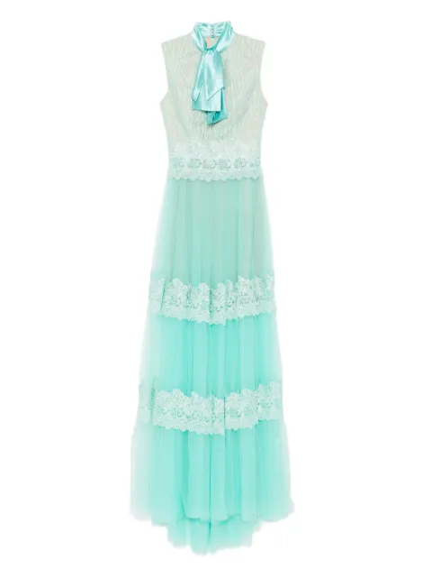 Saiid Kobeisy embroidered maxi dress Green RTWSS2536