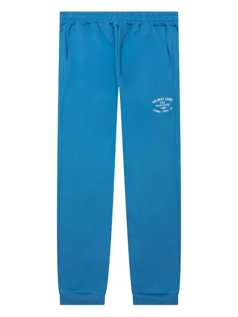 Helmut Lang Paris Postcard track pants Blue M05HM219