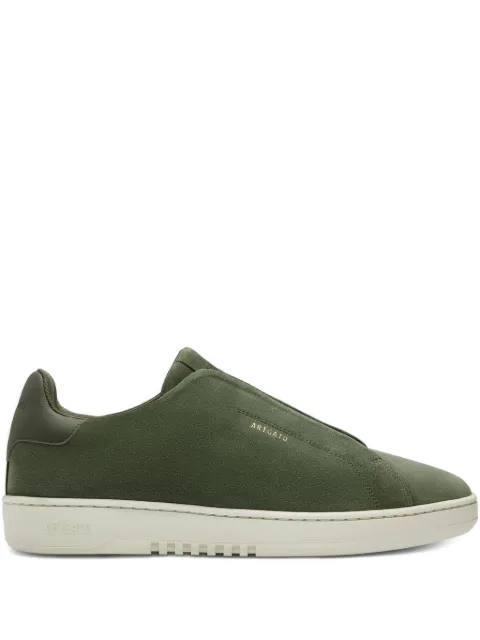 Axel Arigato Dice Laceless elastic-panel suede-textured sneakers Green F3054001