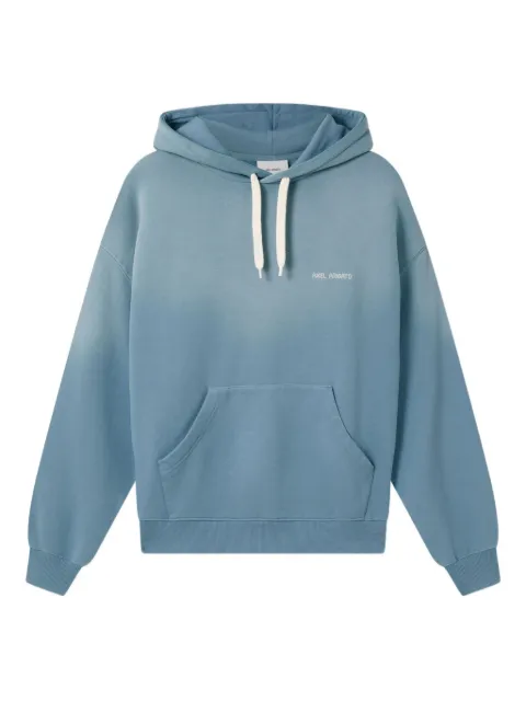 Axel Arigato logo-embroidered hoodie Blue A3454002