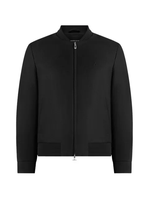 Manière De Voir Sami tailored bomber jacket Black MAN3518