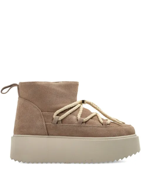 Inuikii lace-up platform boots Neutrals 10010060012250