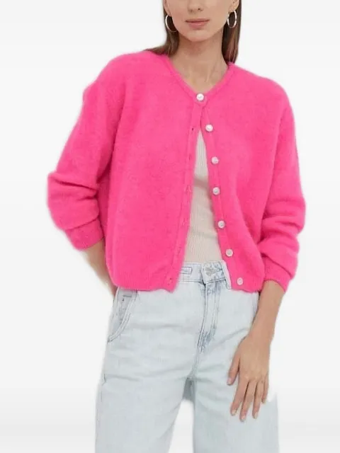American Vintage button-front cardigan Pink VITO19EH23