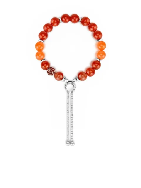Shanghai Tang Tang of Fire agate bracelet Silver Y6WJR465AF00