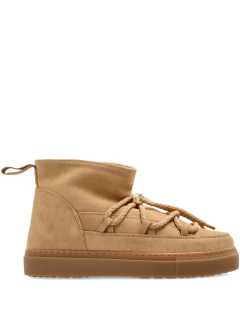 Inuikii braided-lace suede boots Neutrals 10010010092251