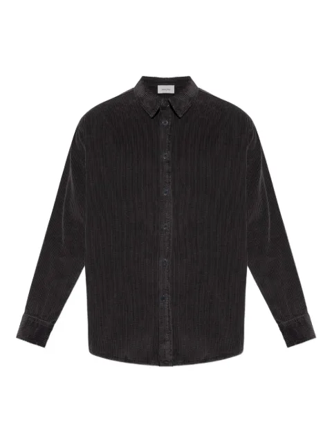 American Vintage Padow corduroy button-down shirt Grey MPADO06AH25