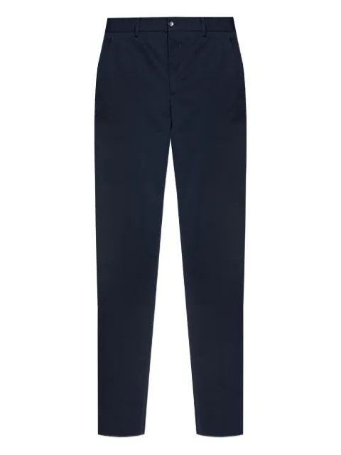 ETRO flat-front cotton trousers Blue MREA003499TU5M3