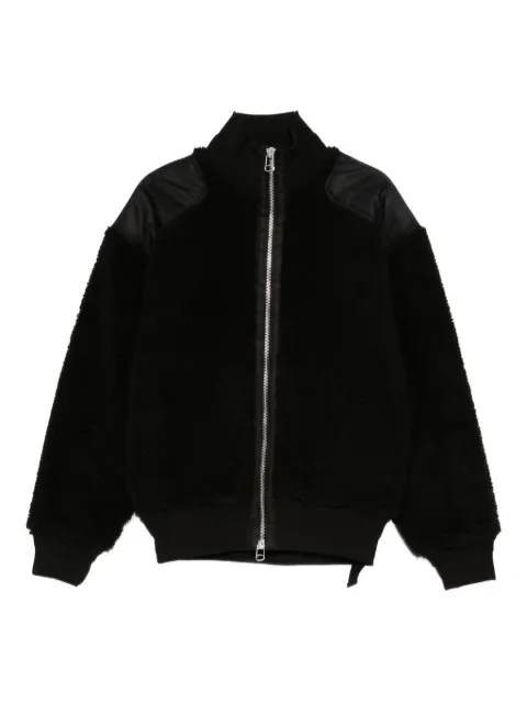 OAMC zip panelled peacemaker coat Black PCM2OB04ATE00199