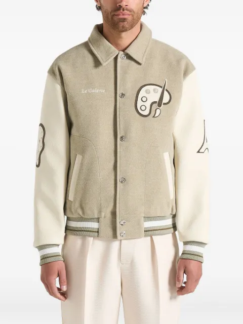 Manière De Voir Le Galerie varsity jacket Neutrals MAN3246