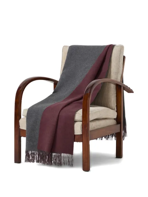 Brunello Cucinelli fringed-edges blankets (200cm x 150cm) Grey MPAG90252LCAB43