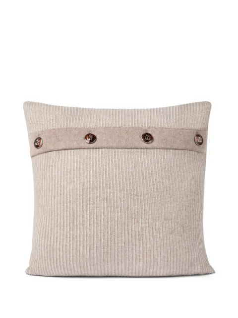 Brunello Cucinelli ribbed buttoned cushion Neutrals ML2270001CMG04