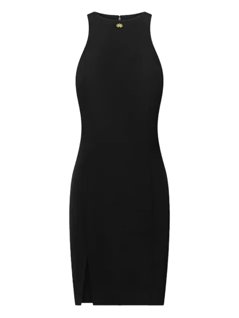 AMIRI halter-neck logo-detail mini dress Black AWDRCA1069