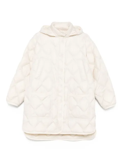 Woolrich quilted hooded coat Neutrals CFWWOU2120FRUT2635