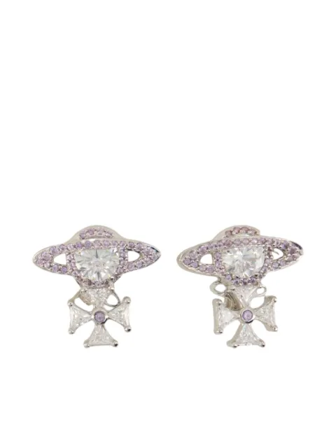 Vivienne Westwood Mila Orb earrings Silver 6201037T02P24