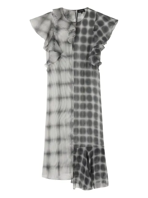 Lee Mathews geometric-print dress Green M2502DR127