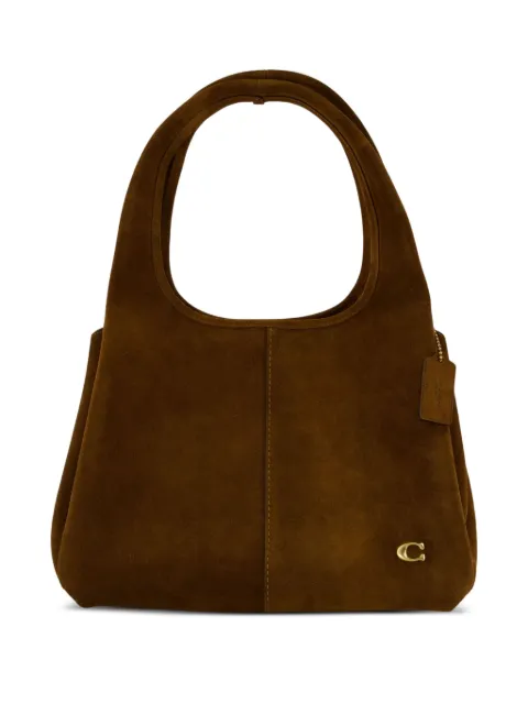 Coach Lana suede shoulder bag Brown CBZ96