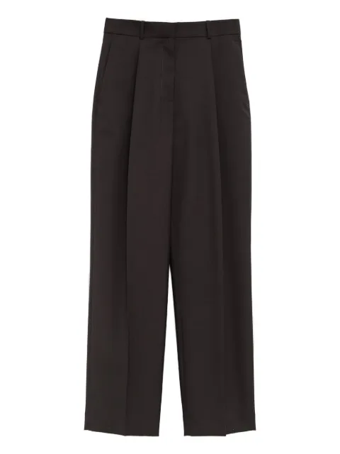 The Row pleated trousers Brown 10205W4083