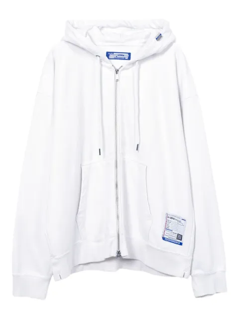 in･stru(men-tal). zip-up hoodie White I13PK521