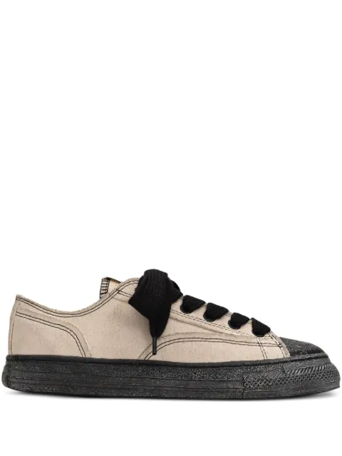 General Scale. Roy smudged canvas sneakers Neutrals S13FW708