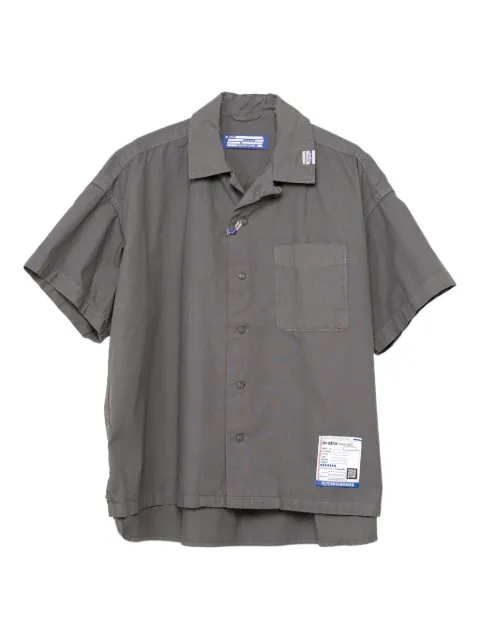 in･stru(men-tal). short-sleeve pocket shirt Grey I12SH012