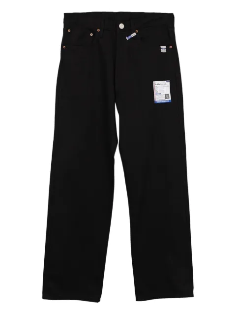 in･stru(men-tal). Selvage regular jeans Black I13PT022