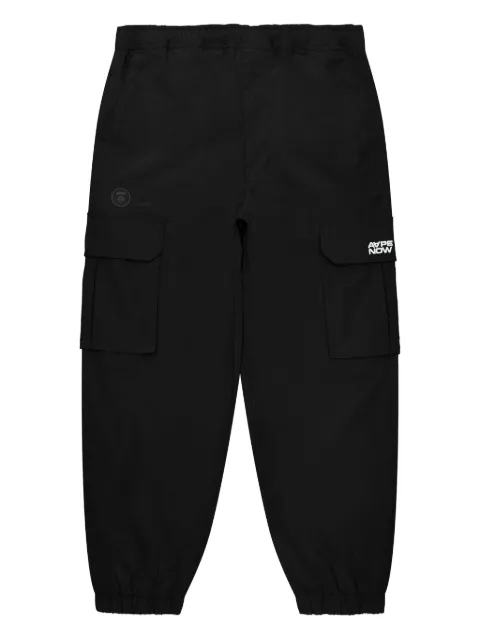 AAPE BY *A BATHING APE® ape now cargo regular trousers Black APTC626XXP