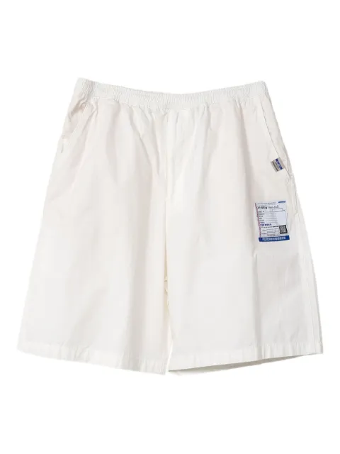 in･stru(men-tal). pocket-detail elasticated shorts White I12SP014