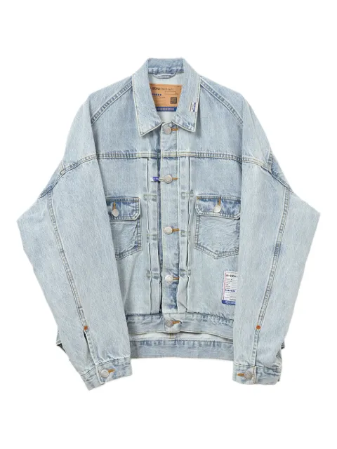 in･stru(men-tal). logo-print denim jacket Blue I14BL051