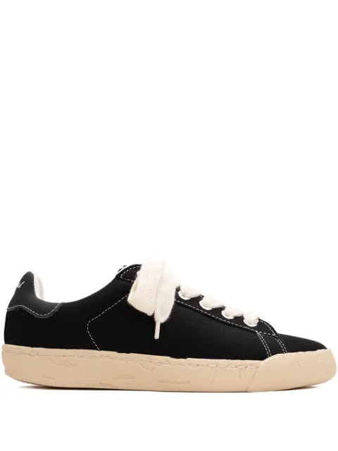 General Scale. past sole canvas sneakers Black S13FW713