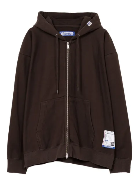 in･stru(men-tal). zip-up hooded Brown I13PK521