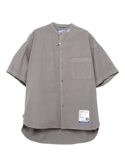 in･stru(men-tal). short-sleeve button shirt Grey I12SH013