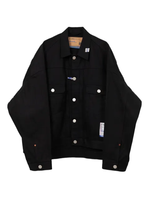 in･stru(men-tal). selvedge denim jacket Black I13BL021